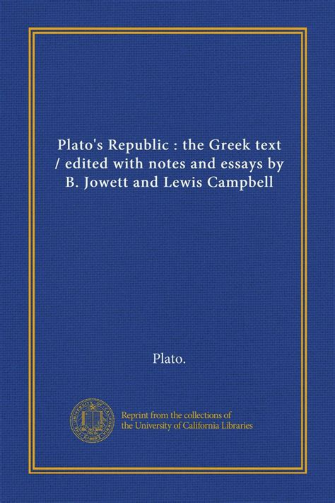 Plato s Republic Essays Ancient Greek Edition Reader
