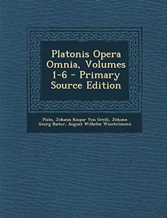 Platonis Opera Omnia Volume 9 Latin Edition Epub