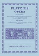 Platonis Opera Volume 5 Kindle Editon