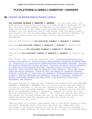 Platoweb Answer Key Economics Gateway Charter Doc