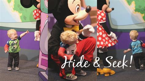 Play hide-and-seek with Mickey and his friends: