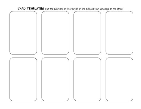 Playing Cards Template