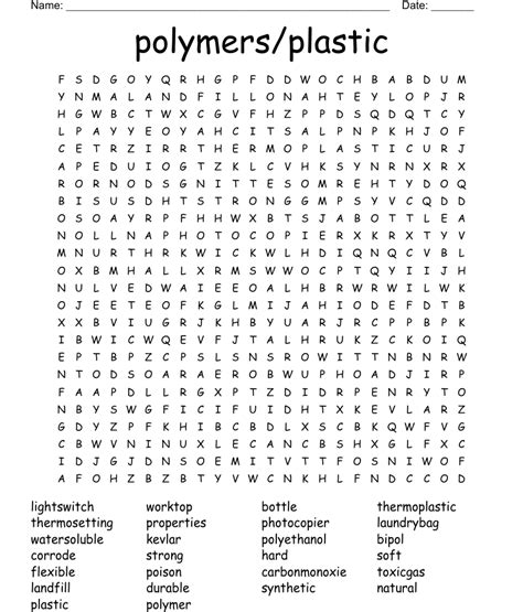 Playing With Polymers Word Search Challenge Answers Doc