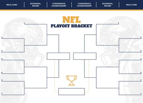 Playoff Bracket Template Nfl