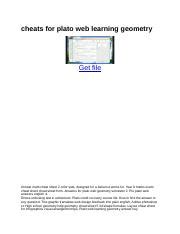 Ple Plato Learning Answer Key Geometry Reader