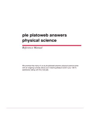 Ple Platoweb Answers Physics PDF