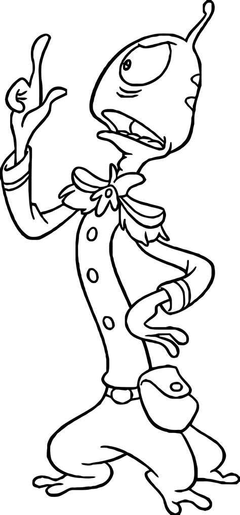 Pleakley Coloring Pages