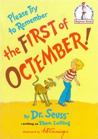 Please Try to Remember the First of Octember! (Beginner Books(R)) PDF