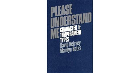 Please Understand Me Character and Temperament Types Reader