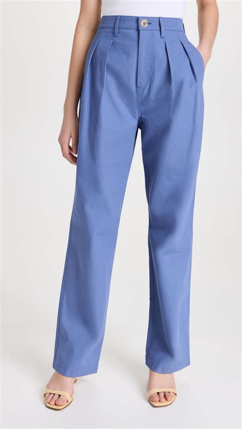 Pleated ladies trousers