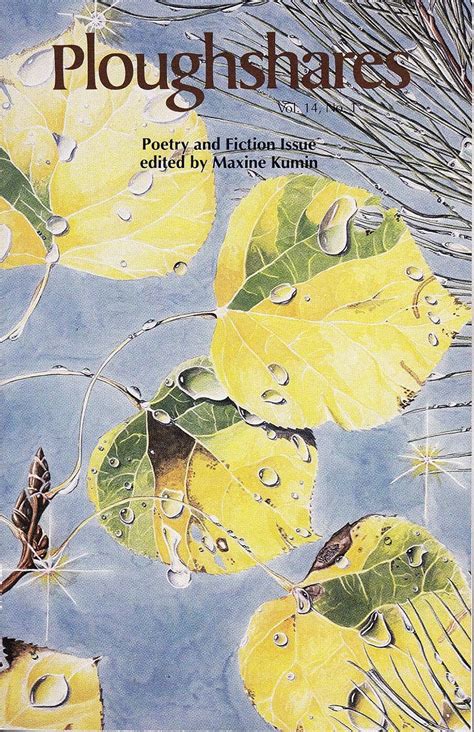 Ploughshares Spring 1988 Guest-Edited by Maxine Kumin PDF