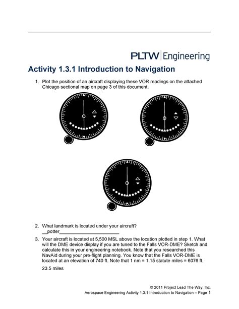 Pltw Activity 311 Answers Reader