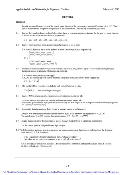Pltw Applied Statistics Answers Reader