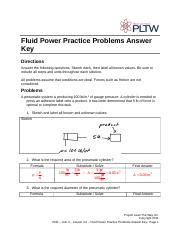 Pltw Fluid Power Practice Problems Answers Epub