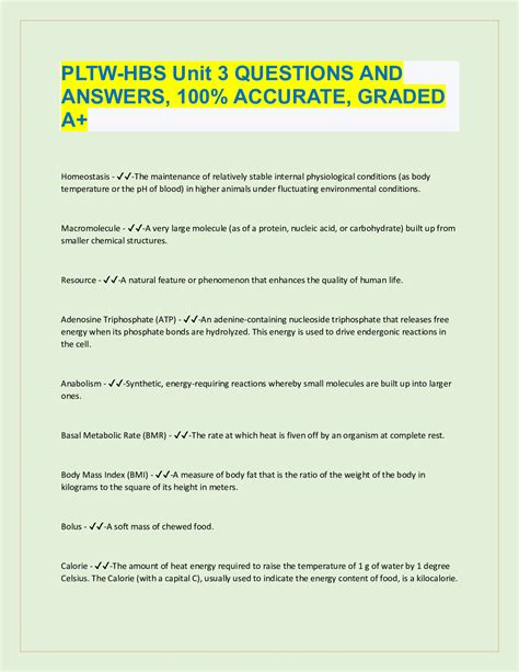 Pltw Hbs Answers Kindle Editon