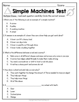 Pltw Poe Simple Machines Test Answer Key Reader