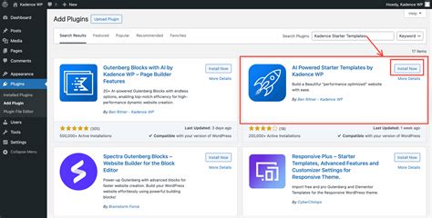 Plugin To Unlock Starter Templates