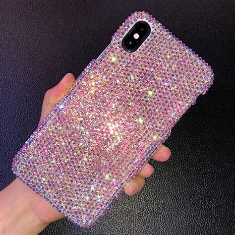 Plus Case Iphone Handmade Rhinestone Reader