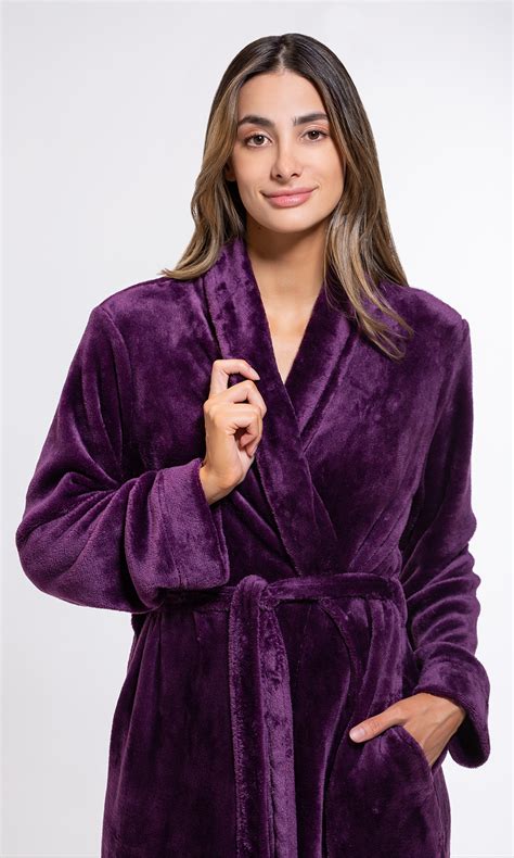 Plush bathrobes