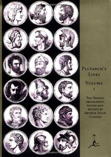 Plutarch Lives of Noble Grecians and Romans Modern Library Series Vol 1 PDF