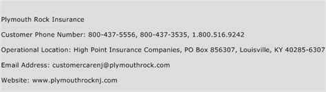 Plymouth Rock Insurance - Phone Number Customer Service: (800) 999-7721