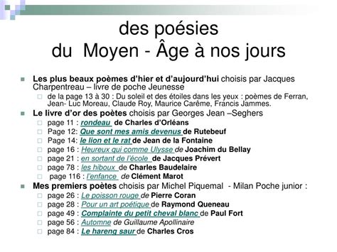 Po Sies in Dites Du Moyen GE... PDF