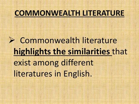 Poat-Colonial Commonwealth Literature Epub