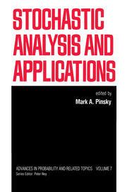 Pobabilistic and Stochastic Methods in Analysis With Applications 1st Edition Reader