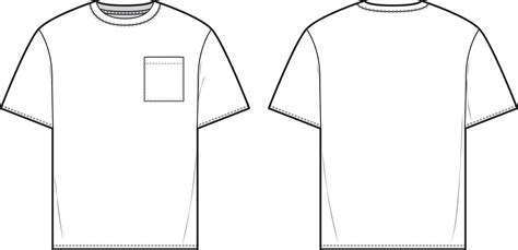 Pocket T Shirt Template