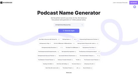 Podcast Name AI Generator: 10,000+ Ideas in Seconds