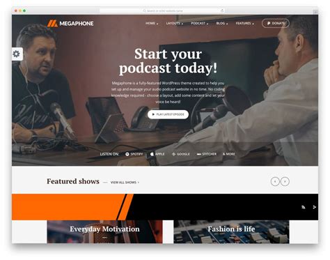 Podcast Website Template