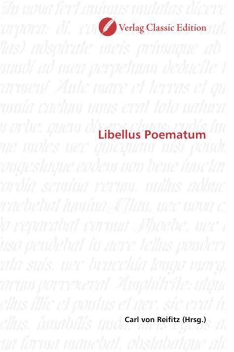 Poematum Libellus... Epub