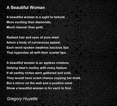 Poems About a Beautiful Woman