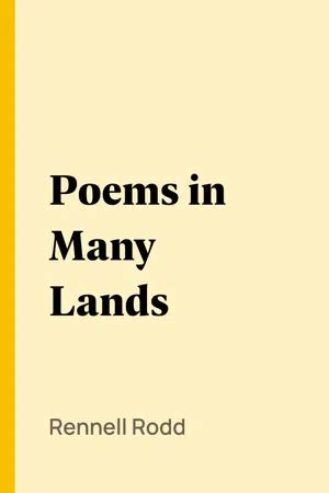 Poems in Many Lands Kindle Editon