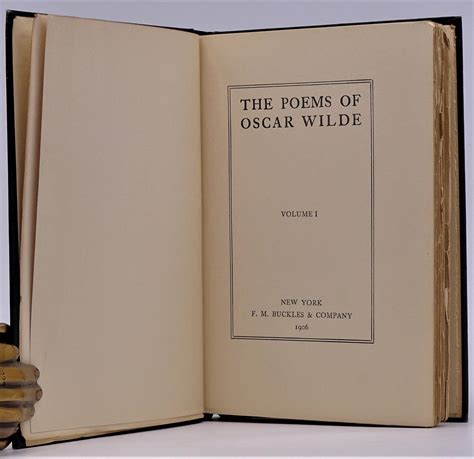 Poems of Oscar Wilde 2vol Reader