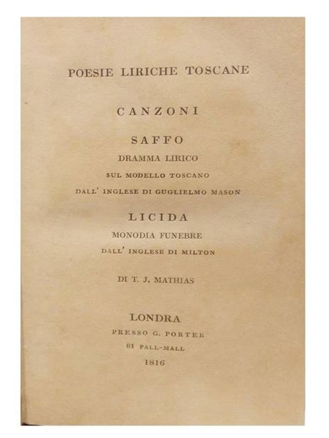 Poesie Liriche Toscane. Nuova Ed... Epub