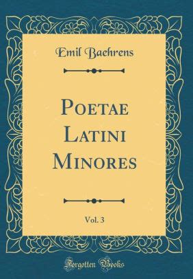 Poetae Latini Minores... Reader