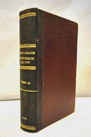 Poetas L Ricos de Los Siglos XVI y XVII (1857. CX Doc