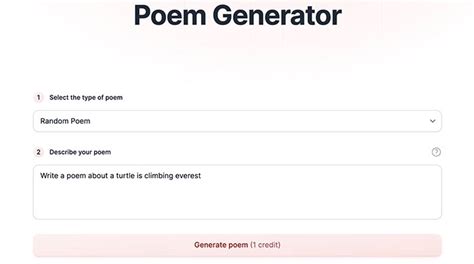 Poetry Generator AI (2.0)