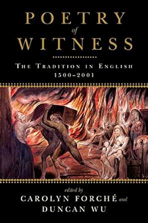 Poetry of Witness The Tradition in English Reader