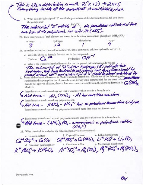 Pogil Answer Key Chemistry PDF