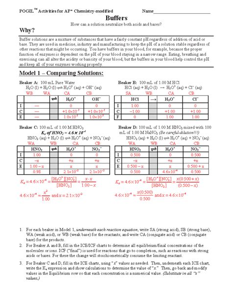 Pogil Answer Key To Chemistry Activit PDF