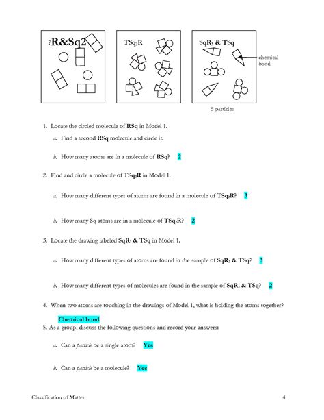 Pogil Classification Of Matter Answer Reader