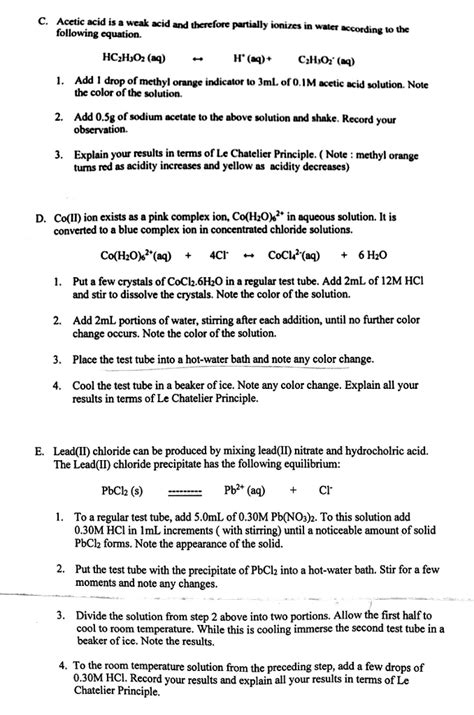 Pogil Equilibrium And Le Chateliers Principle Answers Reader