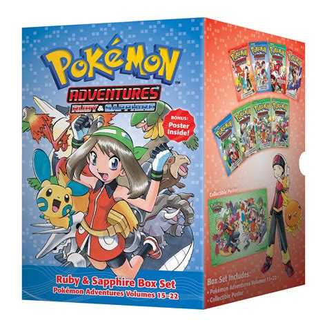 Pokémon Adventures Ruby and Sapphire Box Set Includes Volumes 15-22 Pokemon Doc