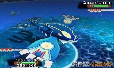 Pokémon Alpha Sapphire ROM Cheats: Dominate Kyogre's Ocean