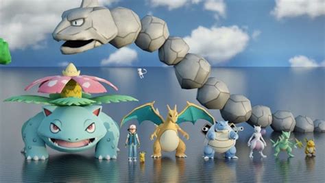 Pokémon GO: A Towering Comparison of the Largest and Smallest Pokémon