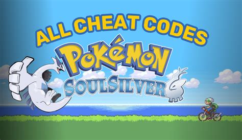 Pokémon SoulSilver Cheats Action Replay Codes