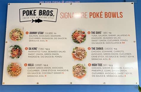 Poke Bros Menu: The Ultimate Guide for Poke Lovers