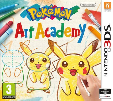 Pokemon Art Academy: Capture the Essence of Pokemon With Brushes and Colors